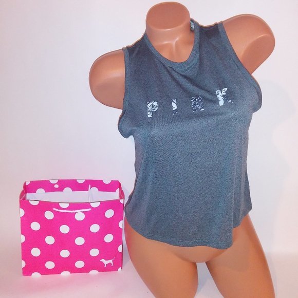 Victoria Secret PINK Crop Top Tank‎ - Picture 1 of 4